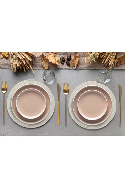 Klappe Design Single Wicker-Jute Flat American Service Plate 35cm X 35cm