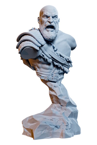 Miyazaki Premium Kratos Büstü | God of War Koleksiyonu
