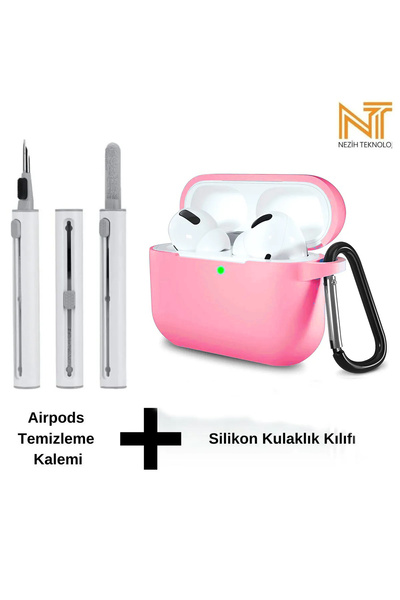 Nezih Case Airpods Pro 2. Nesil Uyumlu Yüksek Kalite Liquid Silikon Tıpalı Kı...