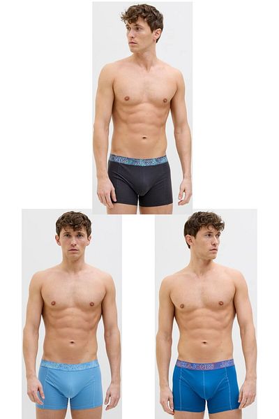Jack & Jones Mixed Color 3 Pack Boxers