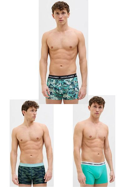 Jack & Jones Mixed Color 3 Pack Boxers