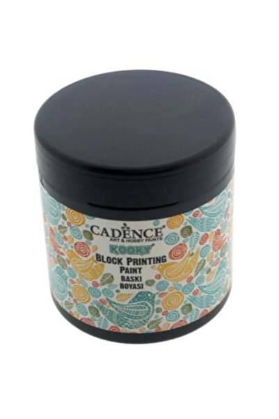 Cadence Kooky Linol Baskı Boyası 250ml 5002 Siyah