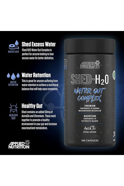 applied nutrition Shed H2O, 180 Capsules