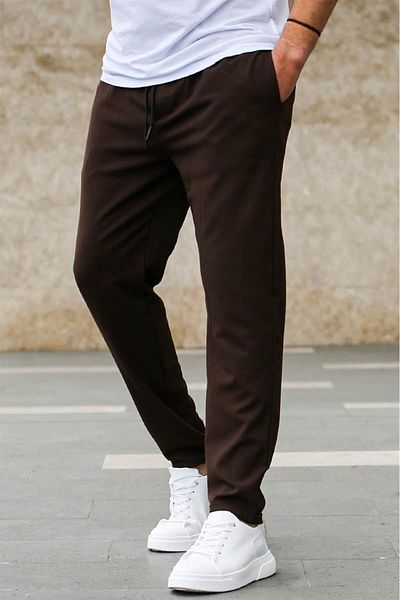 Madmext Καφέ παντελόνι Jogger 4242