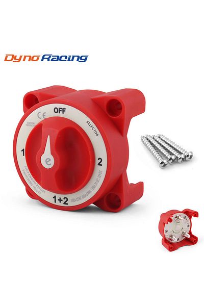 Choice 4 Position 32V 350 Amp E-Series Waterproof Ignition Protected Marine Boat Dual Battery Isolator S...