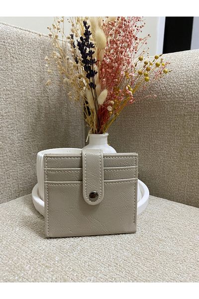 Z&M COLLECTION BAG SHOPPİNG Shiny Chery Patent Leather Claret Red Wallet Card Holder Accessory with Snap Closure