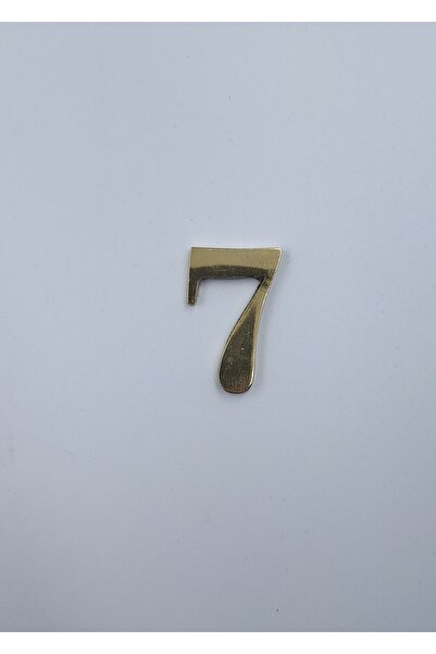 Kalender Döküm Brass Number 4cm Nail No:7