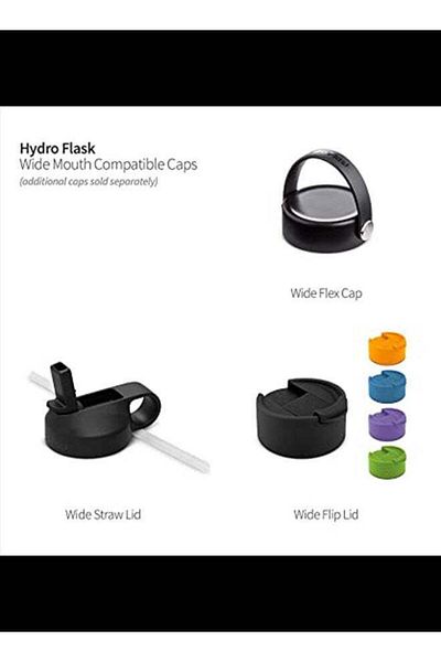 COOYA Home Water Bottle, Stainless Steel Vacuum Insulated Water Bottle, for Adult, Student(Black)
