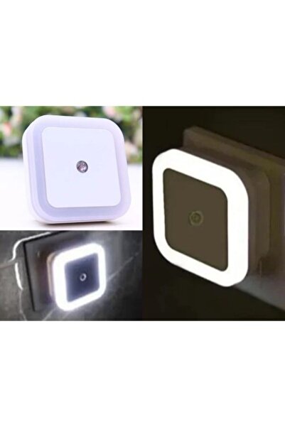 Cata Gece Lambası Foteselli Beyaz Renk Fişe Tak Çalıştır.