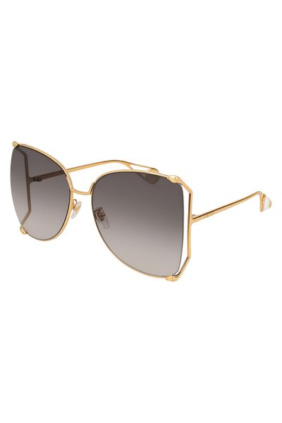 Gucci GUCCI Grey Gradient Square Sunglasses