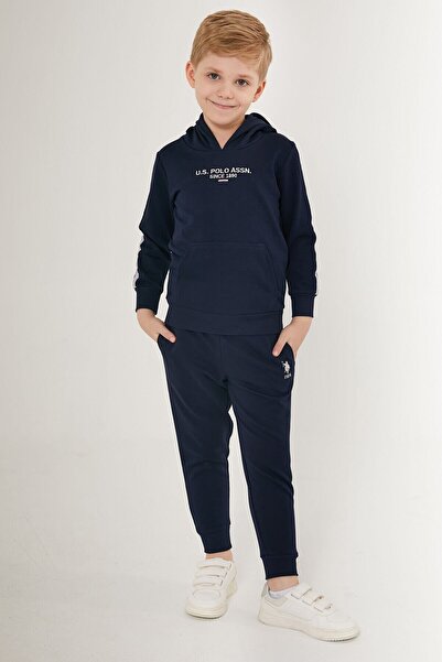 U.S. Polo Assn. U.S. Polo Assn. Boys Navy Tracksuit Set