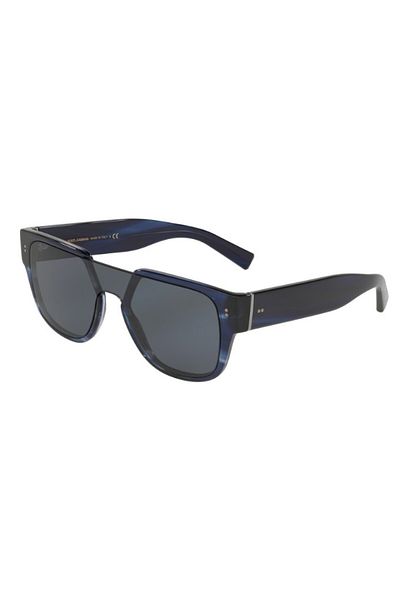 Dolce&Gabbana Dolce & Gabbana Striped Blue  Sunglasses Man