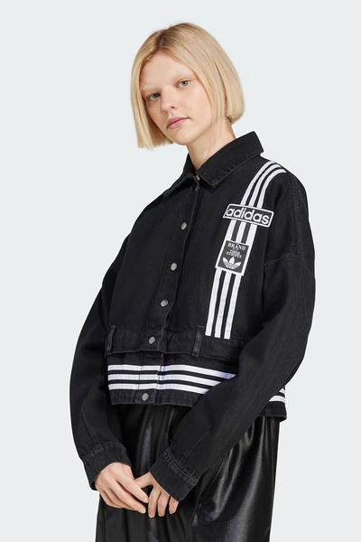 adidas Дамска ежедневна спортна блуза Adibreak Denim Two-in-One Track Top Jj3095
