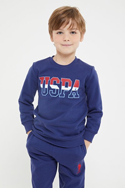 U.S. Polo Assn. U.S. Polo Assn. Boys Powder Blue Tracksuit Set