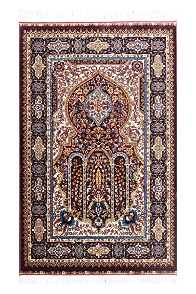 İkranur Lale Mihrap  Seccade  Ultra Lüks % 100 Modal, Sık Dokuma Halı  Seccad...