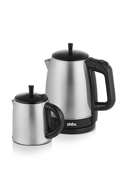 Sinbo STM - 5845 Inox Çaycı ve SCM - 2967 Elektrikli Türk Kahvesi Makinesi Seti