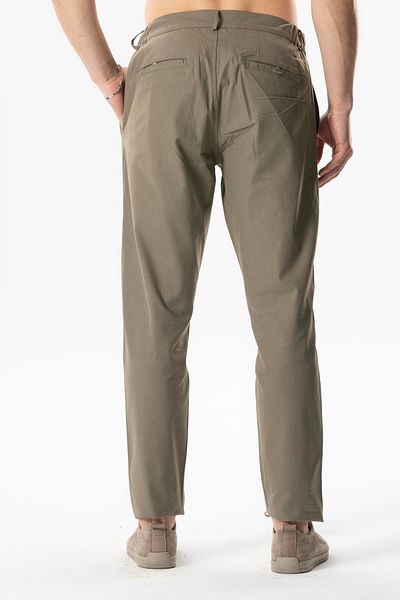Eliş Şile Bezi Ανδρικό παντελόνι Gabardine Khaki Hk