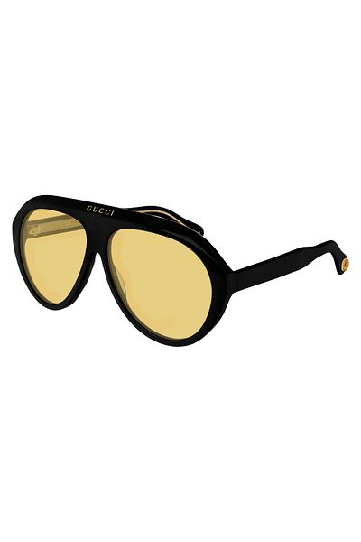 Gucci نظارة شمسية غوتشي الرجالية الموسمية Gg0479s-002