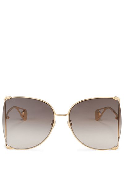 Gucci GUCCI Grey Gradient Square Sunglasses