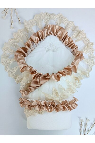 Tomuycuk Lacy Baby Blanket 100% Cotton Natural Organic Sleeping Swaddle Gift Newborn Mevlütlük