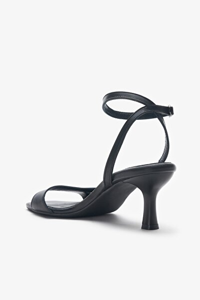 Louis Cardy Sofia Black Genuine Leather Women's Heeled Shoes