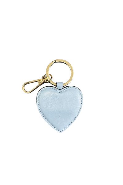 Seyahataksesuar Heart Leather Keychain