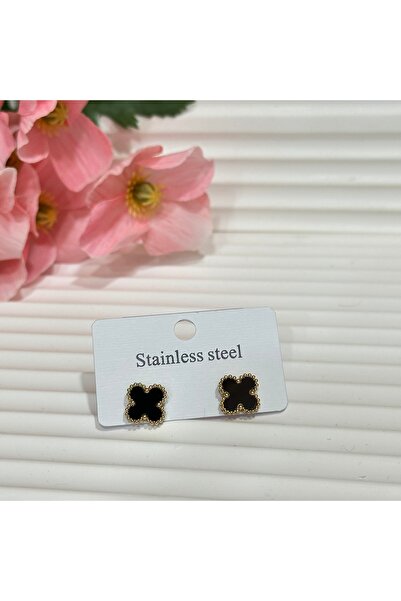 MLKTAKI أقراط البرسيم المنفردة بدون اسوداد يبهت