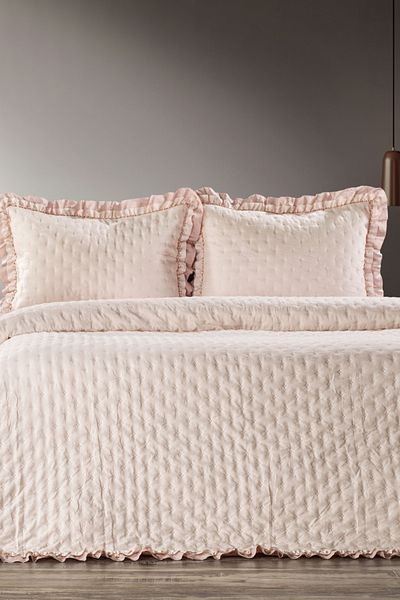 ZEBRA CASA Lima Double Bedspread / Powder