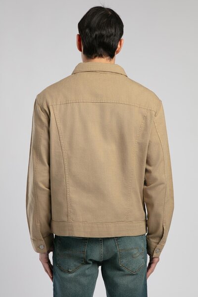 Lee Cooper Ανδρικό παλτό Puebla Nd από 100% βαμβακερό υφαντό Camel