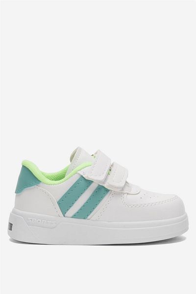 Liger Lighted Unisex Comfortable Lightweight Children's Sports Shoes White - Green