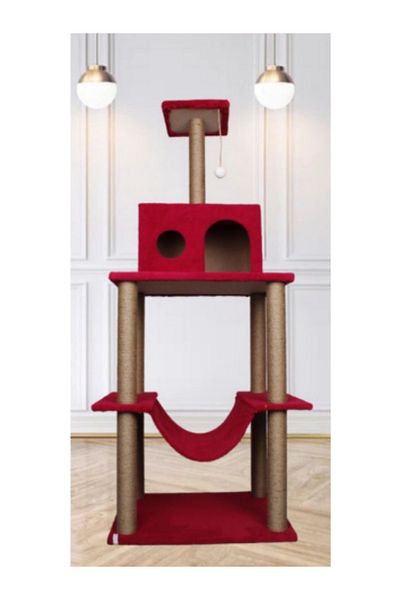 Nursoft Zooplus Tower XXL Cat Scratching and Playing House Platform