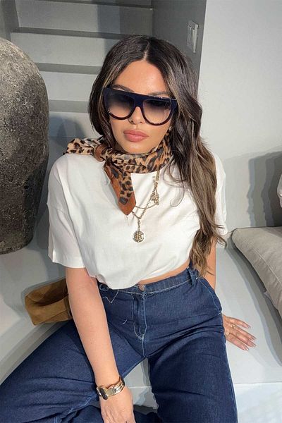 Sohotique By P Balloon Model Elastic Waist Crop Ecru