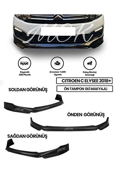 GÜNEŞLİ GARAJ Citreon C Uyumlu Elysee Makyajlı Kasa Body Kit Seti Plastik