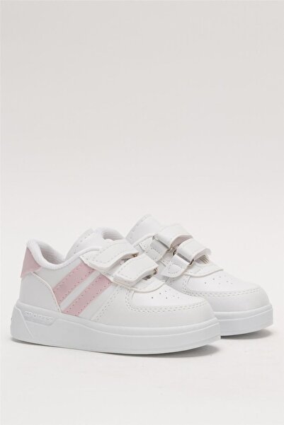 Liger Lighted Unisex Comfortable Lightweight Children's Sports Shoes White - Powder