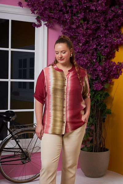 RMG Batik Pattern Large Size Shirt