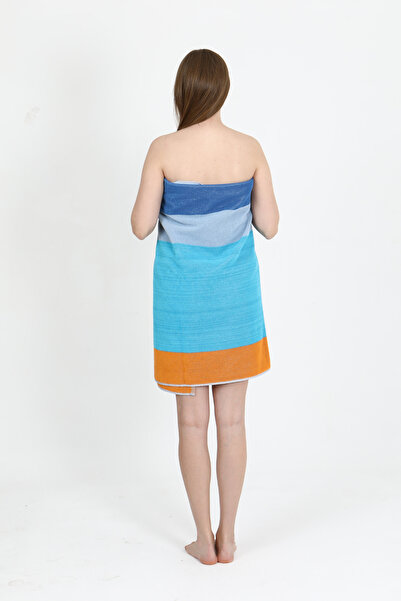 Homelover 100% Cotton Cosmic Sands Navy Blue Πετσέτα θαλάσσης - Πετσέτα πισίνας - Πετσέτα θαλάσσης - 70x140cm