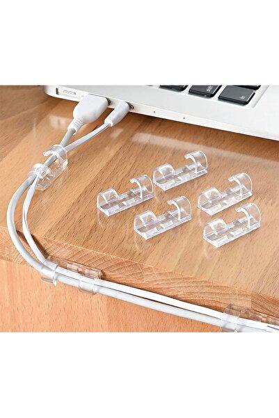 btm home Kendinden Yapışkanlı Kablo Sabitleyici – Pratik Kablo Düzenleyici Klips