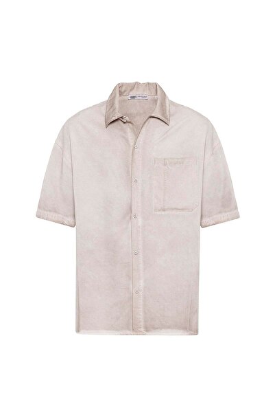 Vamos Оверсайз сорочка з короткими рукавами та каменем