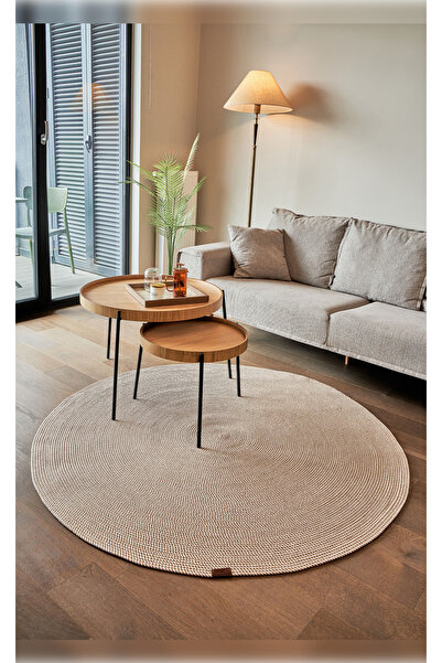 Apex Halı Magnolia 9141 Jüt Örgülü Dekoratif Jüt Hasır Halı