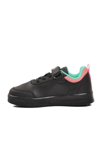 hummel 900382   Molina Jr. F Black-Orange Velcro Kids Sneakers