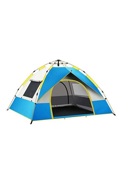 COOYA Camping Tent, 3/4 Person Easy Setup Waterproof Windproof for Family Outdoor Activities
