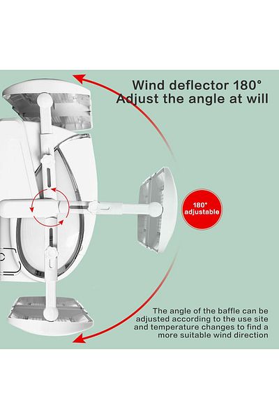 COOYA Air Conditioner Deflector,Split Ac Air Flow,Punch-free Adjustable Wind-proof Direct Blowing