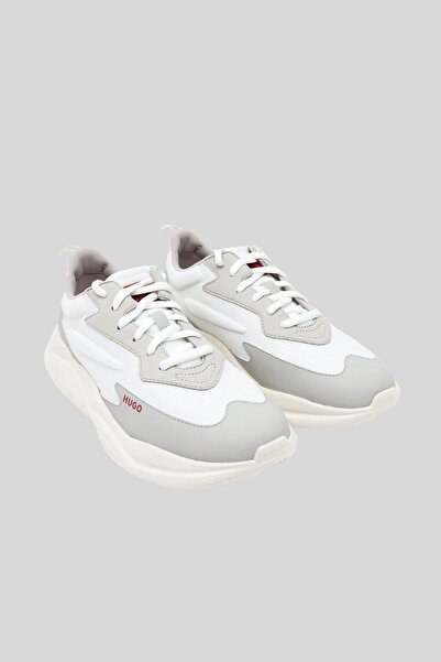 HUGO Erkek Leon Runn Sneaker Beyaz