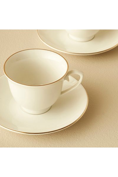 Bella Maison Felis Set of 2 Coffee Cups Gold (90 Cc)