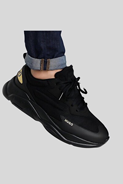 HUGO Erkek Leon Runn Sneaker Siyah