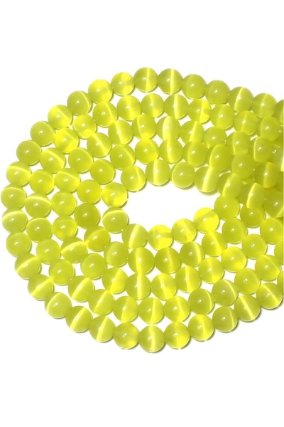 RLX BUJİTERİ Prirodni kamen mačka oka 8 mm 1 niz prosečno (49 kom)