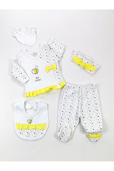 imajbebe طقم مستشفى للفتيات الصغيرات مكون من 5 قطع من Starry، طقم بدلة أطفال