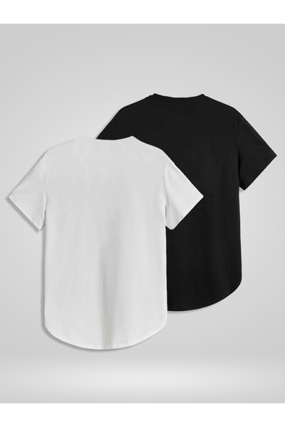 WEARTEX 2 Pack Skirt Oval Brooklyn Printed Slim Fit T-Shirt