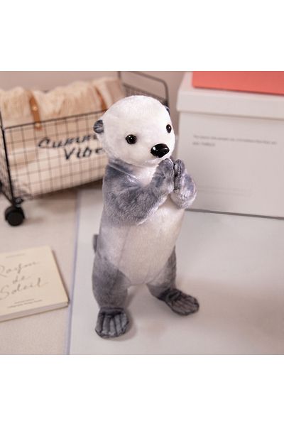 Choice 35cm Grey otter Animals to Thank for Blessing Plush Toys Red Panda Otter Short-Tailed Kangaroo Sea O