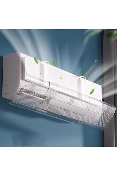 COOYA Deflector, Wall-Mounted Anti-Direct Blowing Air Conditioning, Vent Deflector, Adjustable